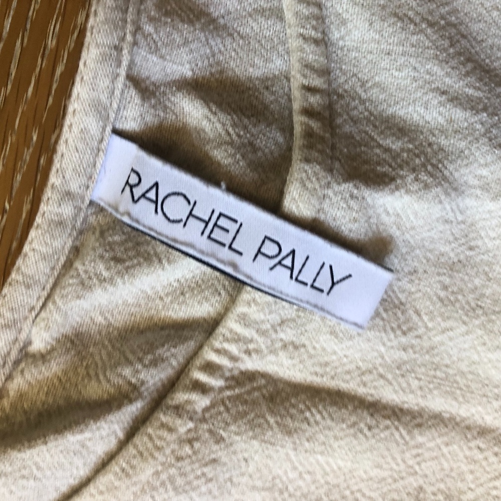 Rachel Pally Linen Cream Dress w/ Pockets, size L